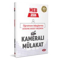 Data Yayınları 2025 MEB Öğretmen Adaylarına Kameralı Mülakat