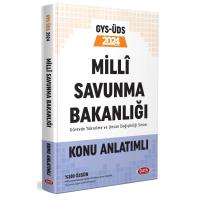 Data Yayınları 2025 Milli Savunma Bakanlığı GYS Konu Anlatımlı