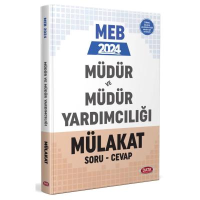 Data Yayınları 2024 Müdür Ve Müdür Yardımcılığı Mülakat Soru  Cevap