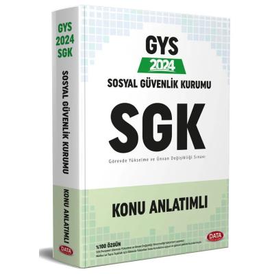 Data Yayınları 2024 Sosyal Güvenlik Kurumu Sgk Gys Hazırlık Kitabı