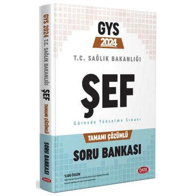 Data Yayınları 2024 T.c. Sağlık Bakanlığı Şef Tamamı Çözümlü Soru Bankası