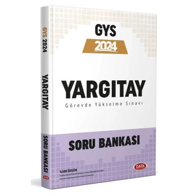 Data Yayınları 2024 Yargıtay GYS Soru Bankası - Karekod Çözümlü