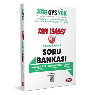 Data Yayınları 2025 YÖK GYS Tam İsabet Karekod Çözümlü Soru Bankası