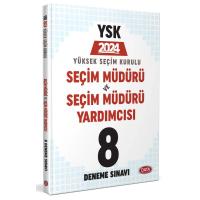 Data Yayınları 2024 Yüksek Seçim Kurulu (Ysk) Seçim Müdürü 8 Deneme Sınavı