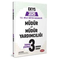 Data Yayınları 2025 MEB EKYS Müdür ve Müdür Yardımcılığı 3 Deneme Sınavı