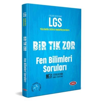 Data Yayınları Lgs 8. Sınıf  Bir Tık Zor Fen Bilimleri Soruları