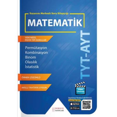 Derece Yayınları Tyt Ayt Permütasyon Kombinasyon Binom Olasılık İstatistik