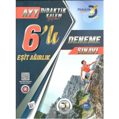 Didaktik Kalem AYT Eşit Ağırlık 6 Deneme Sınavı