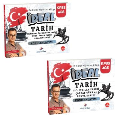 Dizgi Kitap 2026 KPSS MEB AGS İdeal Tarih Konu Anlatımı Birol Yetimoğlu 2 Cilt