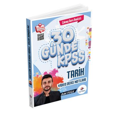 Dizgi Kitap 2026 KPSS 30 Günde Tarih Çıkmış Soru Analizli Video Ders Notları Zeki Tuğa