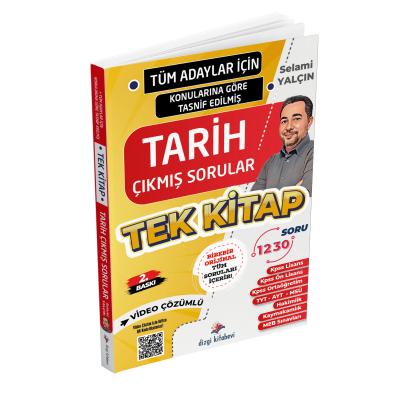 Dizgi Kitap 2026 Tüm Adaylar İçin Tüm Sınavlar Tarih Video Çözümlü Çıkmış Soru Külliyatı 2. Baskı Selami Yalçın