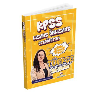 Dizgi Kitap 2026 KPSS Lisans Ön Lisans Ortaöğretim Türkçe Tamamı Çözümlü Soru Bankası Gizem Ural
