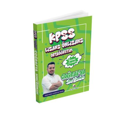 Dizgi Kitap 2026 KPSS Lisans Ön Lisans Ortaöğretim Coğrafya Tamamı Çözümlü Soru Bankası Enes Eker