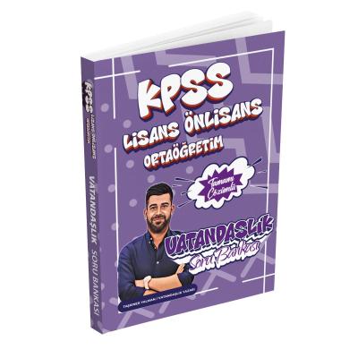 Dizgi Kitap 2026 KPSS  Lisans Ön Lisans Ortaöğretim Vatandaşlık Tamamı Çözümlü Soru Bankası Taşkıner Yalman