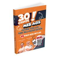 Dizgi Kitap MEB AGS 30 Günde Eğitimin Temelleri ve Türk Milli Eğitim Sistemi Video Ders Notları Ziya Sümer Özgür Hamal
