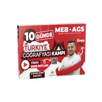 Dizgi Kitap MEB AGS 10 Günde Türkiye Coğrafyası Kampı Video Ders Notları Enes Eker