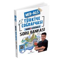 Dizgi Kitap 2026 MEB AGS Türkiye Coğrafyası Tamamı Video Çözümlü Soru Bankası Kazım Sayın