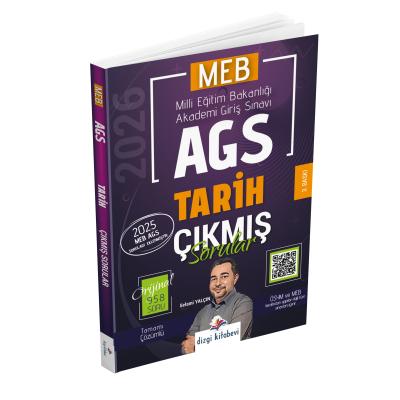 Dizgi Kitap 2026 MEB AGS Tamamı Video Çözümlü Tarih Çıkmış Sorular 3. Baskı Selami Yalçın