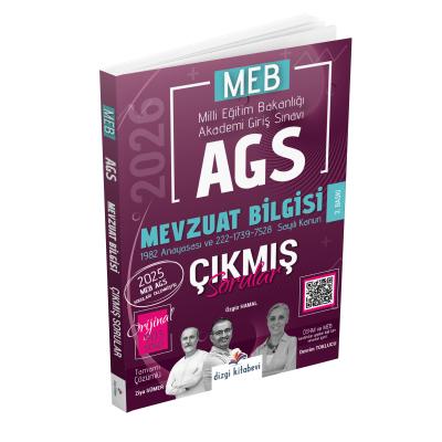 Dizgi Kitap 2026 MEB AGS Tamamı Video Çözümlü Mevzuat Bilgisi Çıkmış Sorular 3. Baskı Ziya Sümer Özgür Hamal Devrim Toklucu