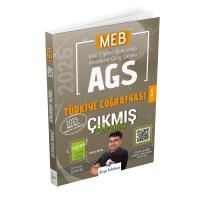 Dizgi Kitap 2026 MEB AGS Tamamı Video Çözümlü Türkiye Coğrafyası Çıkmış Sorular 2. Baskı Kazım Sayın