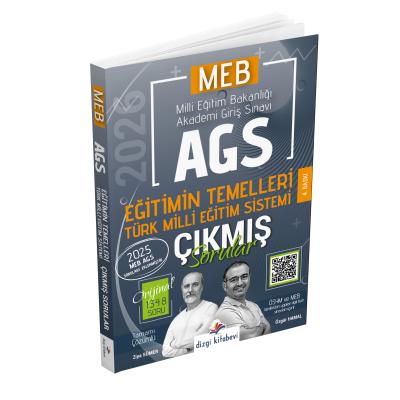 Dizgi Kitap 2026 MEB AGS Tamamı Video Çözümlü Eğitimin Temelleri Türk Milli Eğitim Sistemi Çıkmış Sorular 4. Baskı Ziya Sümer Özgür Hamal