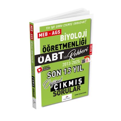 Dizgi Kitap 2026 MEB AGS ÖABT Biyoloji ÖABT'nin Rehberi Konularına Göre Tasnif Edilmiş Son 13 Yıl Orijinal Video Çözümlü Çıkmış Sınav Soruları Zeynep Sözen Göçmen 3. Baskı