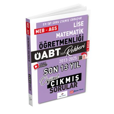 Dizgi Kitap 2026 MEB AGS ÖABT Lise Matematik ÖABT'nin Rehberi Konularına Göre Tasnif Edilmiş Son 13 Yıl Orijinal Video Çözümlü Çıkmış Sınav Soruları Dr. Yavuz Hoca 3. Baskı