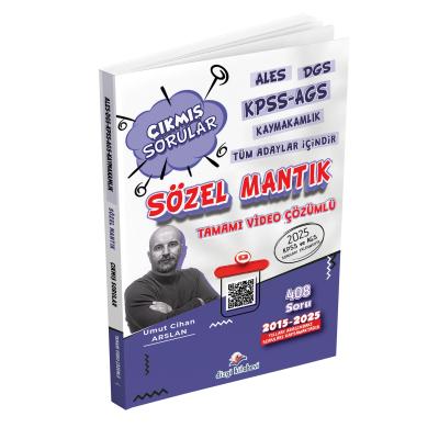 Dizgi Kitap ALES DGS KPSS AGS Kaymakamlık Tüm Adaylar İçin Sözel Mantık Tamamı Video Çözümlü Çıkmış Sorular Umut Cihan Arslan