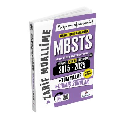 Dizgi Kitap 2026 DİB MBSTS Konularına Göre Tasnif Edilmiş 2015-2025 Tüm Yıllar Orijinal Video Çözümlü Çıkmış Sınav Soruları Zarif Muallime 3. Baskı