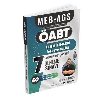Dizgi Kitap MEB AGS Fen Bilimleri Öğretmenliği Tamamı Video Çözümlü Fasiküller Halinde 7 Deneme Sınavı