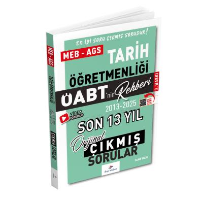 Dizgi Kitap 2026 MEB AGS ÖABT Tarih ÖABT'nin Rehberi Konularına Göre Tasnif Edilmiş Son 13 Yıl Orijinal Video Çözümlü Çıkmış Sınav Soruları Selami Yalçın 3. Baskı