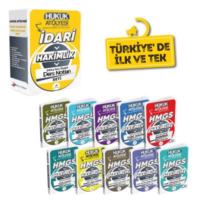 Dizgi Kitap Hukuk Atölyesi İdari Hakimlik Çıkmış Soru Örnekli Ders Notları Seti