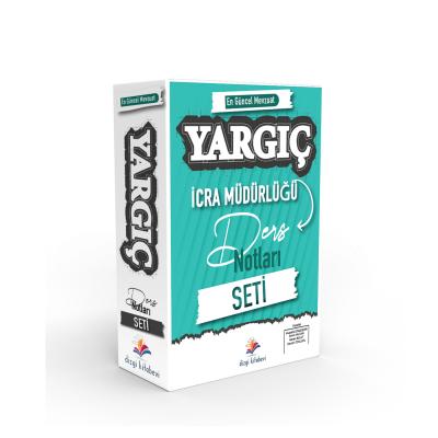 Dizgi Kitap Yargıç İcra Müdürlüğü Ders Notları Seti