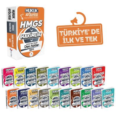 Dizgi Kitap Hukuk Atölyesi HMGS Hakimlik Çıkmış Soru Örnekli Ders Notları Seti