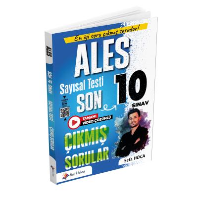 Dizgi Kitap 2026 ALES Sayısal Yetenek Tamamı Video Çözümlü Son 10 Sınav Çıkmış Sorular Sefa Hoca