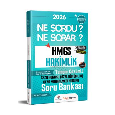 Dizgi Kitap 2026 Hukuk Atölyesi Hakimlik HMGS Ne Sordu Ne Sorar Ceza Hukuku Özel Hükümler Ceza Muhakemesi Hukuku Tamamı Çözümlü Soru Bankası Murat Soylu