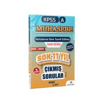 Dizgi Kitap 2026 Kpss A Muhasebe Konularına Göre Tasnif Edilmiş Son 11 Yıl Tamamı Çözümlü Orijinal Çıkmış Sorular Mehmet Elmas (2015-2025)