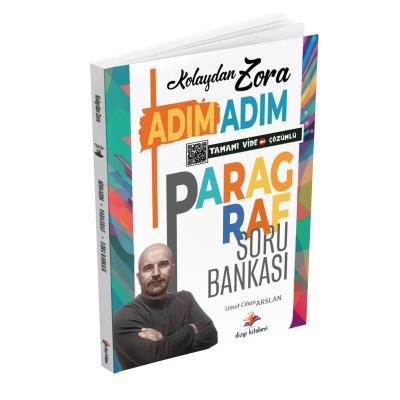 Dizgi Kitap  Kolaydan Zora Adım Adım Paragraf Tamamı Video Çözümlü Soru Bankası Umut Cihan Arslan