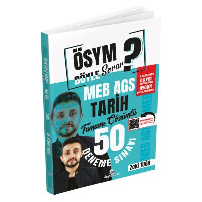 Dizgi Kitap ÖSYM Böyle Sorar 2026 MEB AGS Tarih Tamamı Çözümlü 50 Deneme Sınavı Zeki Tuğa