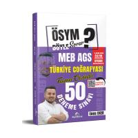 Dizgi Kitap ÖSYM Böyle Sorar 2026 MEB AGS Türkiye Coğrafyası Tamamı Çözümlü 50 Deneme Sınavı Enes Eker