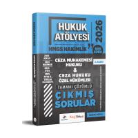 Dizgi Kitap 2026 Hukuk Atölyesi Hakimlik HMGS Hukuk Mesleklerine Giriş Sınavı Ceza Muhakemesi Hukuku & Ceza Hukuku Özel Hükümler Tamamı Çözümlü Çıkmış Sorular Murat Soylu 2. Baskı