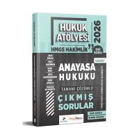 Dizgi Kitap 2026 Hukuk Atölyesi Hakimlik HMGS Hukuk Mesleklerine Giriş Sınavı Anayasa Hukuku Tamamı Çözümlü Çıkmış Sorular İlker Eroğlu 2. Baskı