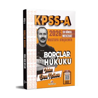 Dizgi Kitap 2026 KPSS A Borçlar Hukuku Video Ders Notları Mustafa Dinçdemir