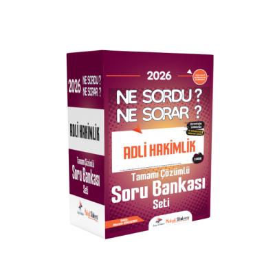 Dizgi Kitap 2026 Hukuk Atölyesi Adli Hakimlik Ne Sordu Ne Sorar Tamamı Çözümlü Soru Bankası Seti