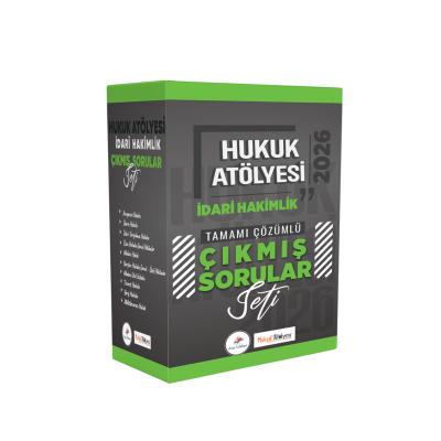 Dizgi Kitap 2026 Hukuk Atölyesi İdari Hakimlik Tamamı Çözümlü Çıkmış Sorular Seti 2. Baskı