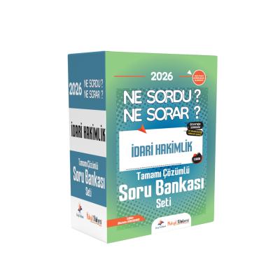 Dizgi Kitap 2026 Hukuk Atölyesi İdari Hakimlik Ne Sordu Ne Sorar Tamamı Çözümlü Soru Bankası Seti