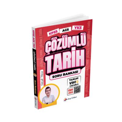 Dizgi Kitap KPSS MEB AGS YKS E KPSS Tamamı Video Çözümlü Tarih Soru Bankası Necat Hoca