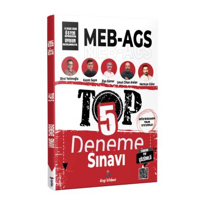 Dizgi Kitap 2026 MEB AGS TOP 5 Tamamı Çözümlü Fasiküller Halinde 5 Deneme Sınavı