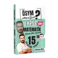 Dizgi Kitap ÖSYM Böyle Sorar 2026 KPSS Matematik Tamamı Video Çözümlü 15 Deneme Sınavı Mertcan Güler