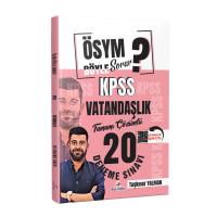 Dizgi Kitap ÖSYM Böyle Sorar 2026 KPSS Vatandaşlık Tamamı Çözümlü 20 Deneme Sınavı Taşkıner Yalman